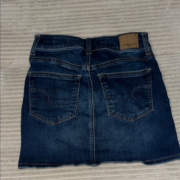 American Eagle Outfitters Blue Mini Pencil Skirt Casual - Picture 3 of 3